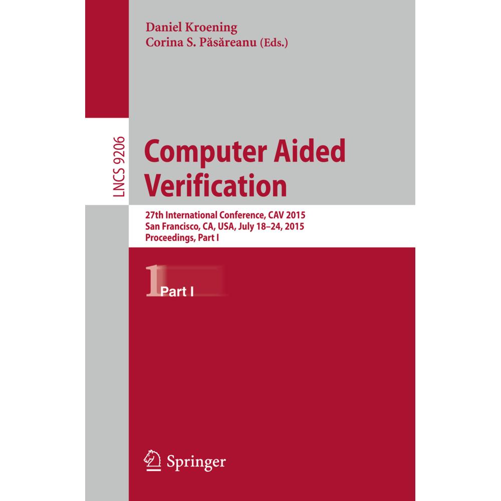 Computer Aided Verification, Fachbücher von Corina S. Pasareanu, Daniel Kroening
