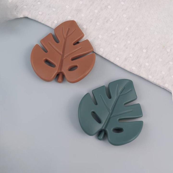 Produktbild Milkii Silikon Beissring Spielring, Blatt