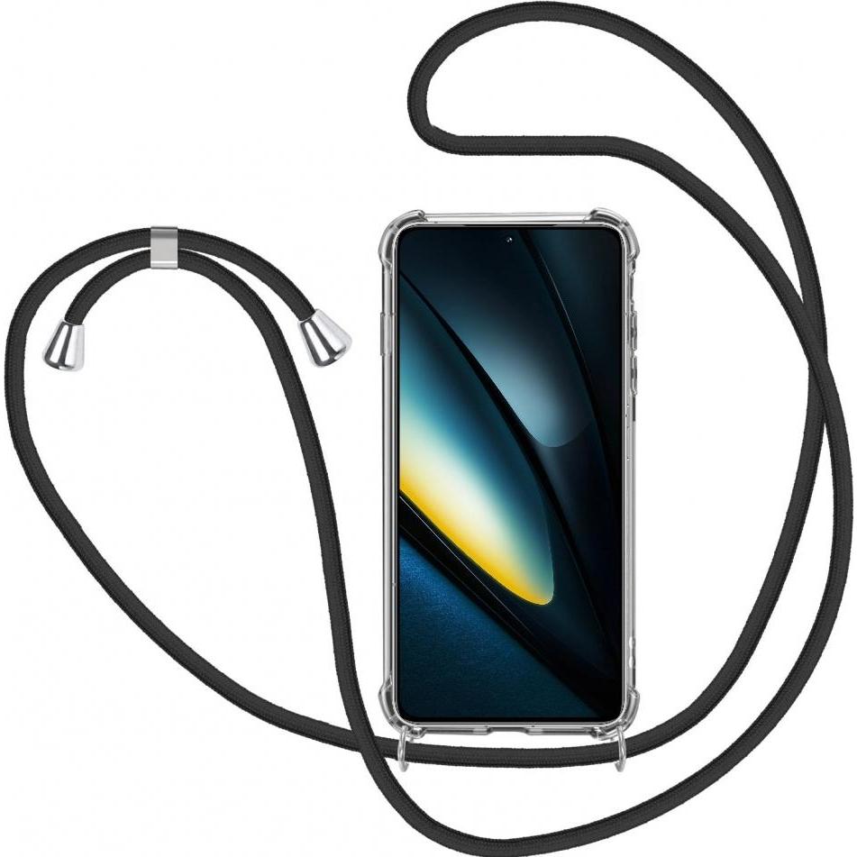 Thumbnail - Screenguard Xiaomi Poco F6 Pro Loopster Necklace Hülle, Handykette, Transparent