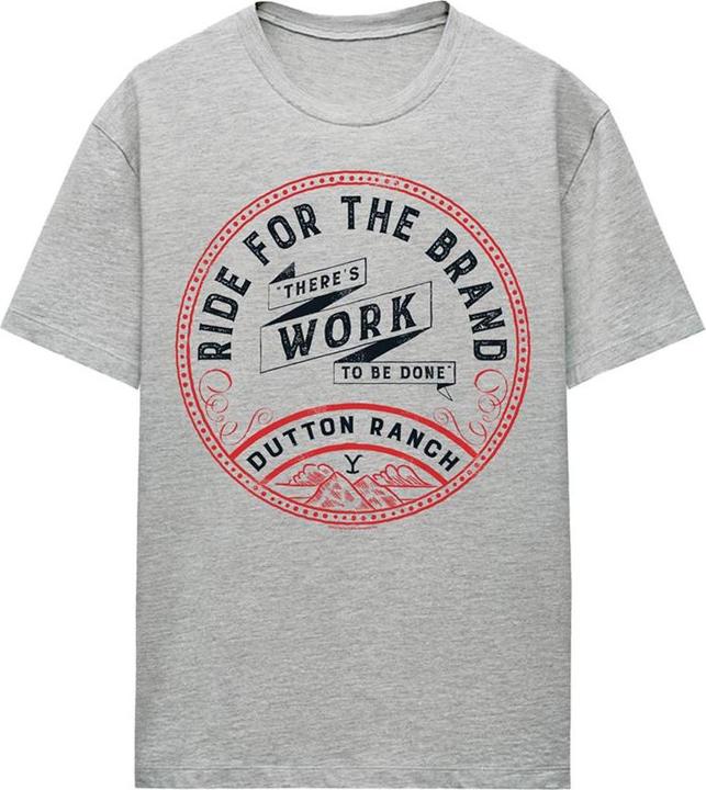 Produktbild Yellowstone There's Work to Be Done TShirt meliert (XXL)
