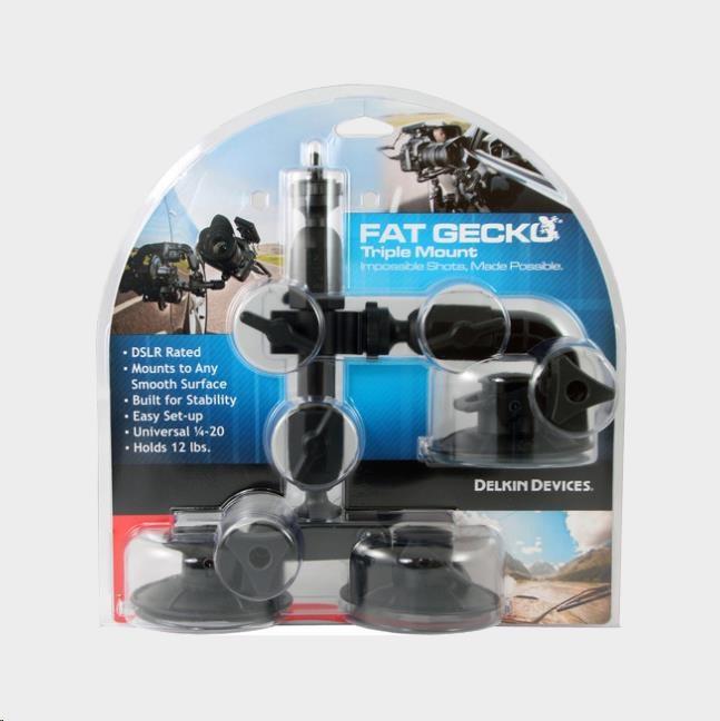 Immagine prodotto Delkin Supporto a tripla ventosa Fat Gecko