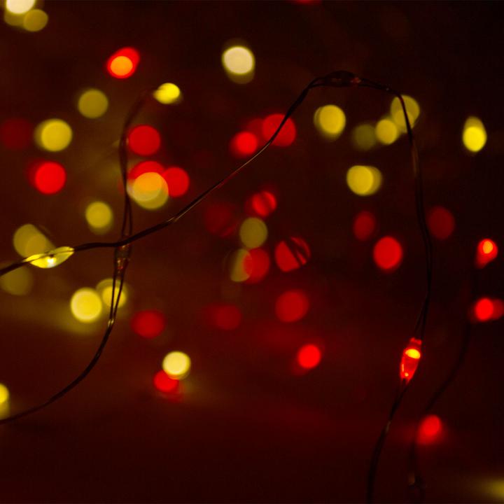 Actual product image Koopman LED fairy lights silver wire, 160 LEDs, colourful (7.95 m)
