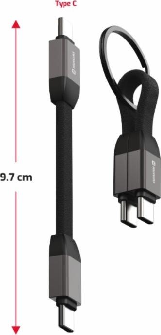 Immagine prodotto Swissten Cavo magnetico portachiavi USB-C / USB-C 9,7 cm (0.10 m, USB 3.0)