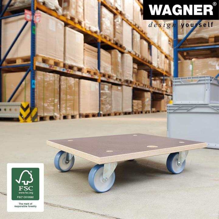 Produktbild Wagner System Transportroller aus Filmsiebdruckplatte (500 kg)