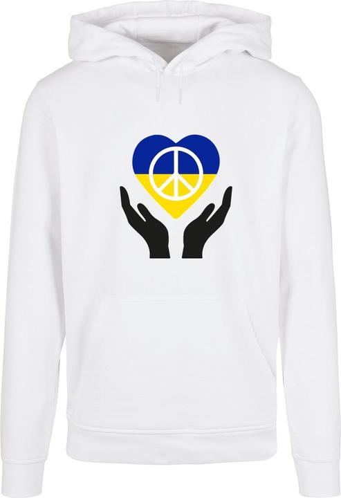 Merchcode Peace - Hand Peace Heart Basic Hoody - 161591 (L)