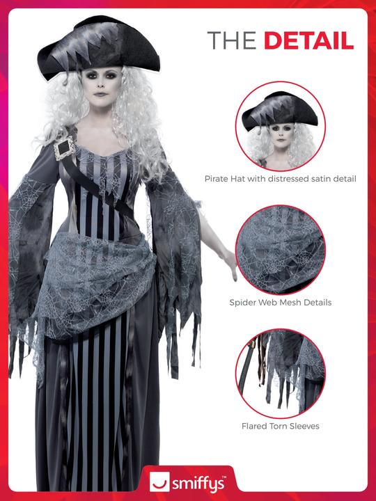 Actual product image Smiffys Pirate - Ghost Ship Princess (40, 42)