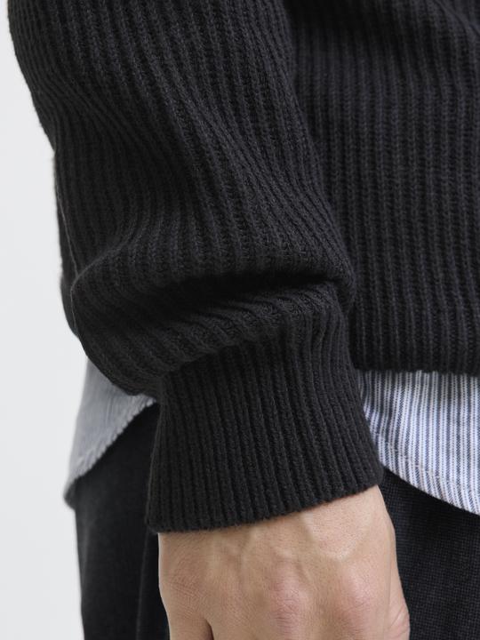 Image du produit Jack & Jones Einfarbig Strickpullover Strickpullover (XL)