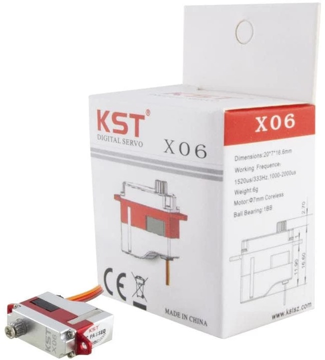 Actual product image KST Servo X06 Digital HV, metal gearbox