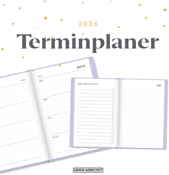 Actual product image Schedule planner (A6, 1 week / 2 pages)