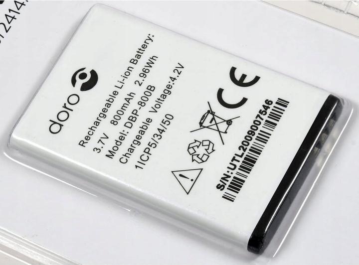 Actual product image Doro Replacement battery suitable for 1350 / 136x