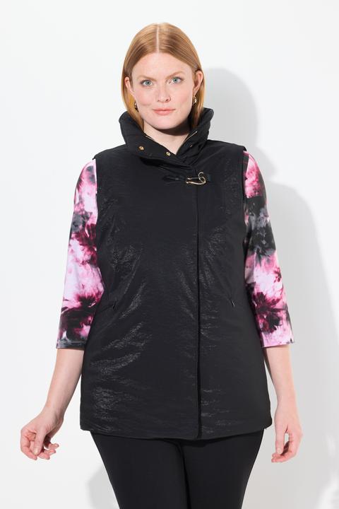 Actual product image Ulla Popken Weste, Schmuckverschluss, Stehkragen, Komplettfutter (42, 44)
