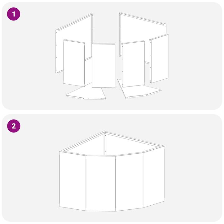 Produktbild vidaXL Eckpflanzer