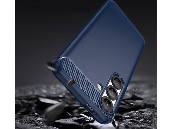 Produktbild Screenguard Carbon Brushed Soft TPU Hülle (Samsung Galaxy S25)