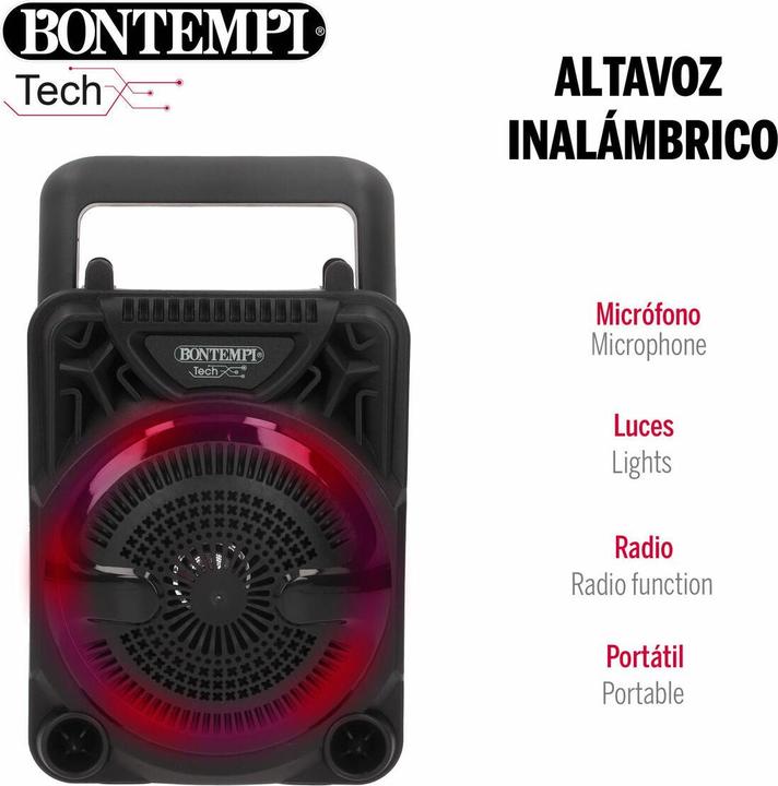 Image du produit Bontempi Lautsprecher mit Karaoke Mikrofon 12 Stück