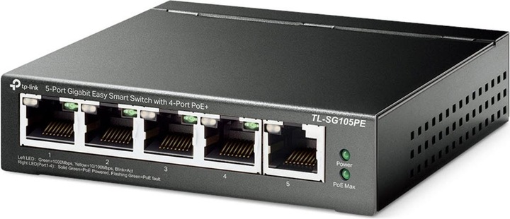 Immagine prodotto TP-Link Interruttore PoE+ TL-SG105PE 5 porte (5 Porti)