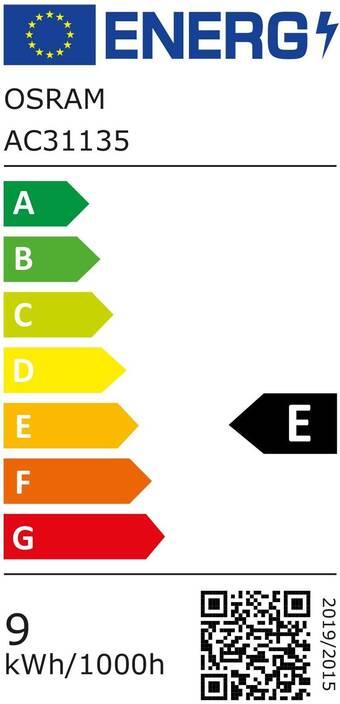 Energy Label Osram Star Stick (E14, 9 W, 1050 lm, 1 x, E)