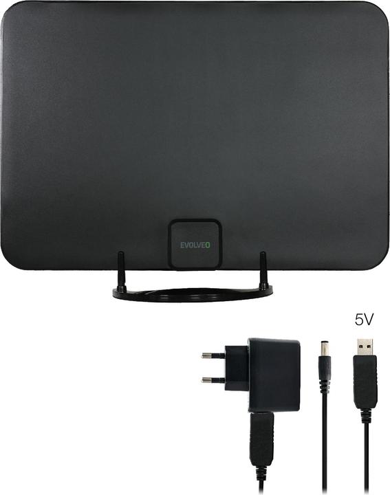 Produktbild Evolveo Xany LTE television antenna Indoor (Zimmerantenne, 45 dB, LTE, DVB-T / -T2)