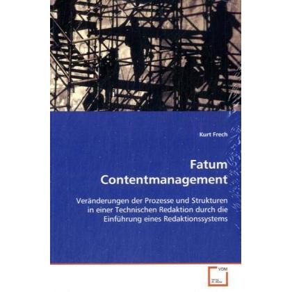Fatum Contentmanagement, Fachbücher