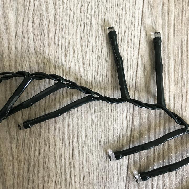 Actual product image Mojawo 560 cluster light chain LEDs indoor and outdoor warm white (14.20 m)