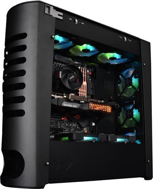 Produktbild In Win Gehäuse||915|Tower|Nicht im Glauben enthalten|ATX|EATX|MicroATX|MiniITX|Farbe Schwarz|915BLACK (mATX, Mini-ITX, ATX, E-ATX)