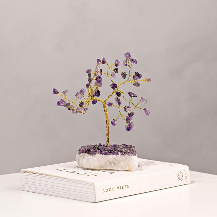 Actual product image Serenity Gemstone Tree - Amethyst