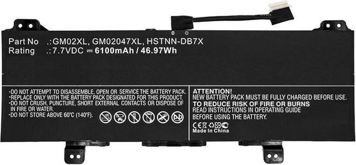 Produktbild CoreParts Laptop Battery for HP (6100 mAh)