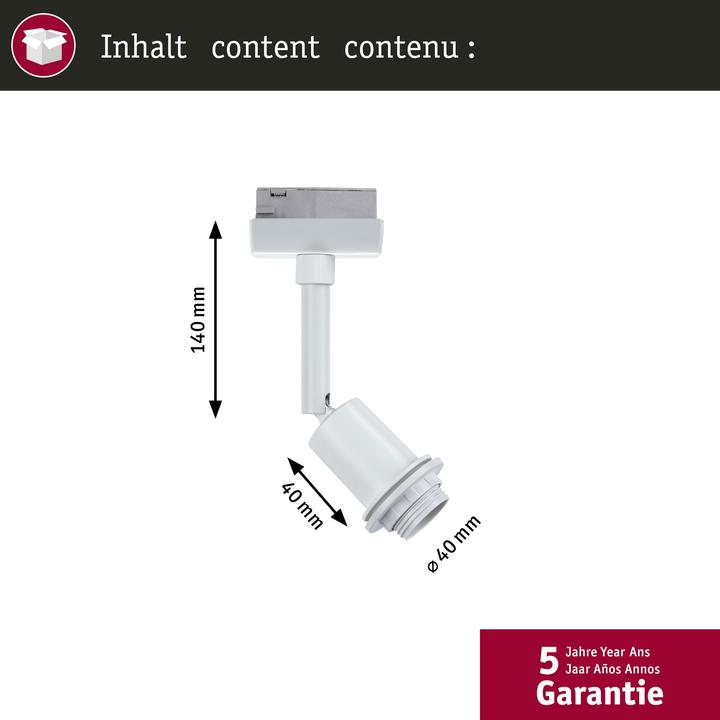 Actual product image Paulmann URail Spot DecoSystems (E14)
