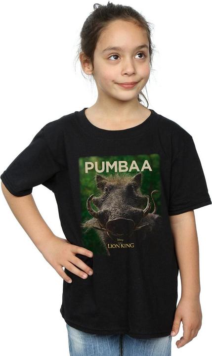 Produktbild Disney The Lion King Movie Pumbaa Poster TShirt Mädchen (140, 146)