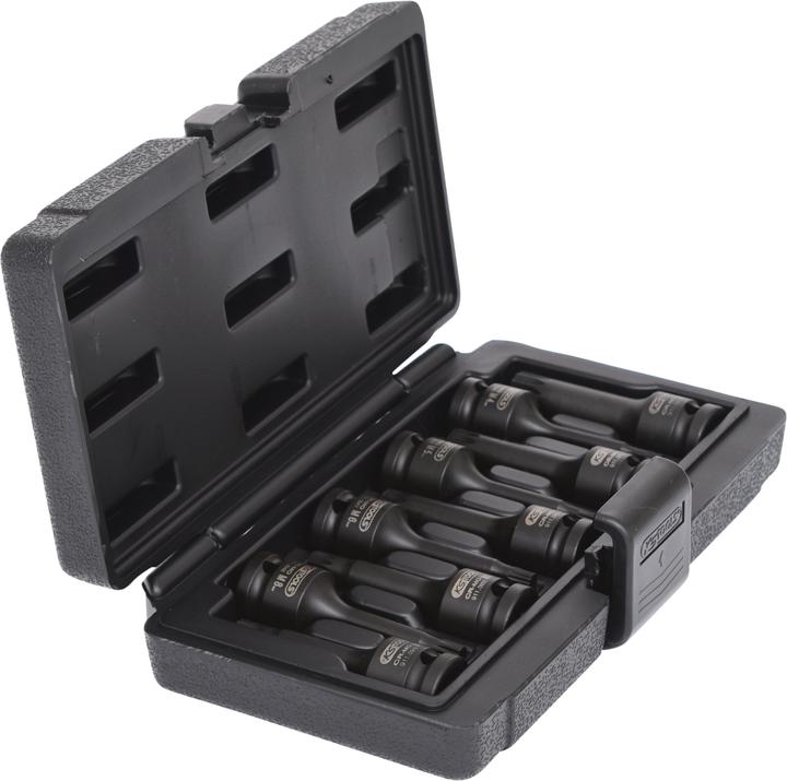 Actual product image KS Tools 1/2" power bit socket set, multi-tooth (XZN®), 9 parts