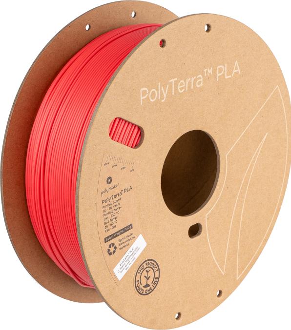 Image du produit Polymaker PolyTerra PLA - Rose - 1.75mm (PLA, 1.75 mm, 1000 g, Rose)