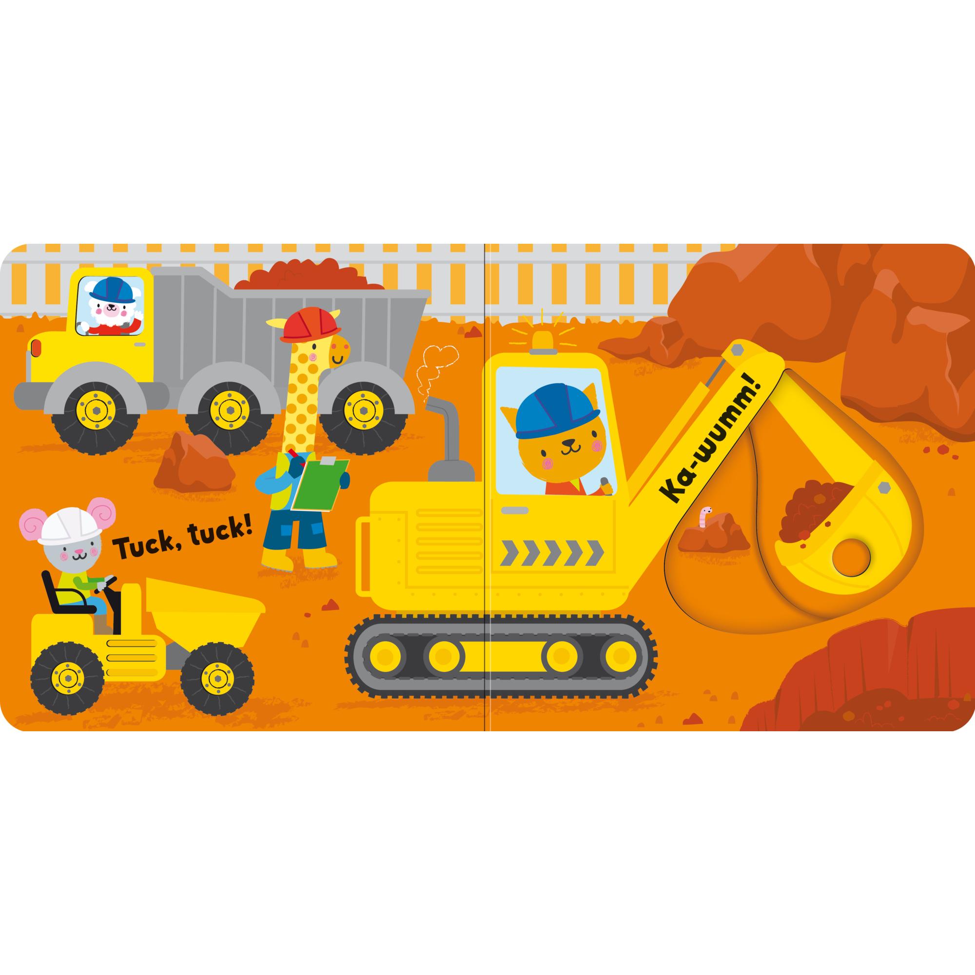 Thumbnail - Usborne Publishing, Babybücher, Babys erstes Schiebebuch: Fahrzeuge (Deutsch)