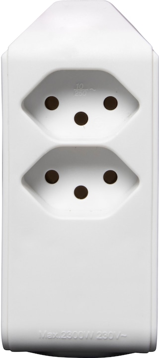 Image du produit Brennenstuhl cleverLINE fiche de dérivation 2+1 fois blanche, orientable jusqu'à 300° (sans suspension) *CH* (Type 13, 3 x)