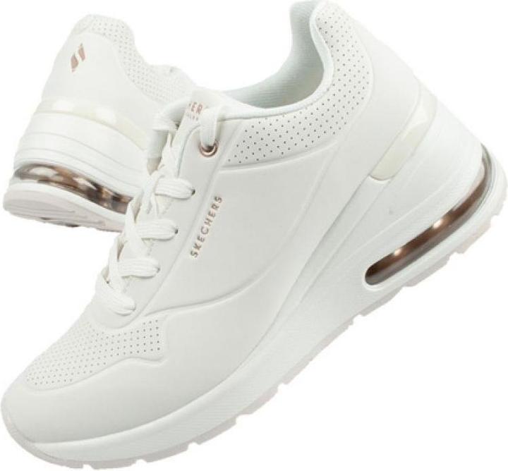 Produktbild Skechers Million Luft - Erhöhte Luft Dames Sneakers - Wit - Maat 39 (39)