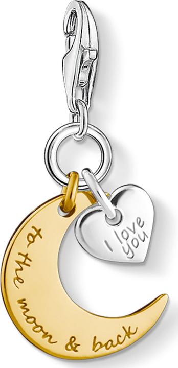 Immagine prodotto Thomas Sabo Ciondolo Charm Luna e Cuore (Argento 925)