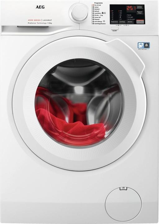 Produktbild AEG L6FBI145 Frontlader-Waschmaschine 10 kg 1351 U/min A Weiss (10 kg, Links)