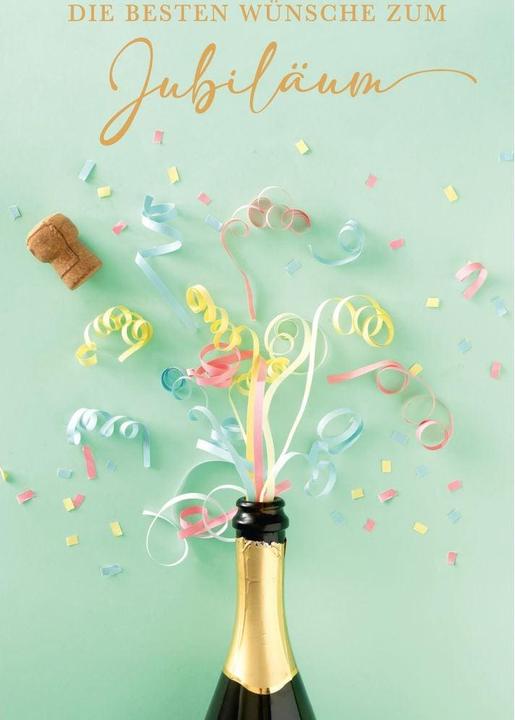ABC Glückwunschkarte Jubiläum (1 Stk.)