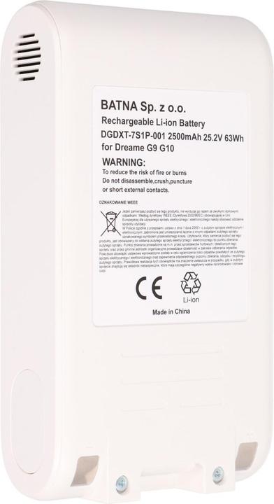 Produktbild Extralink Akku Staubsauger Dreame G9 G10 25.2V 2500mAh