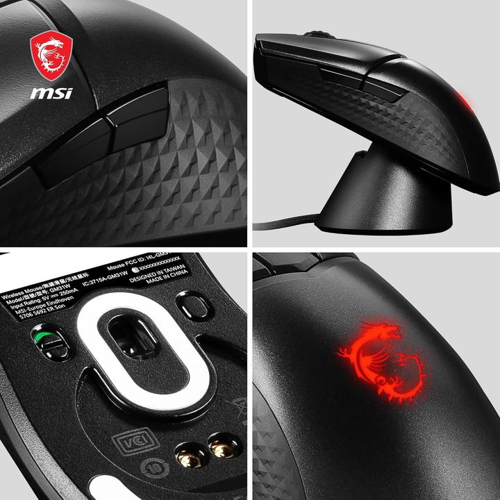 Actual product image MSI Clutch GM31 (Cable, Wireless)