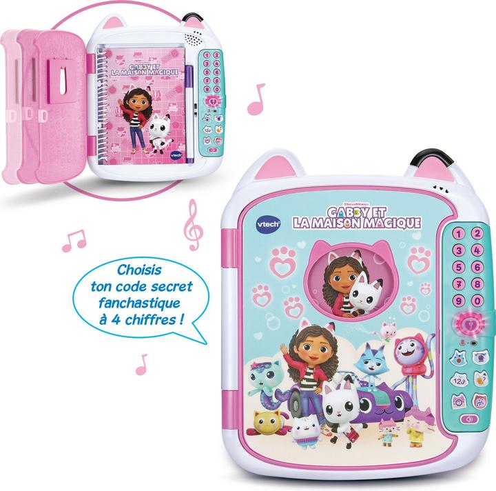 Produktbild VTech Gabby et la maison magique - Kidisecrets, mon journal intime (Französisch, 3 - 12 Jahre)