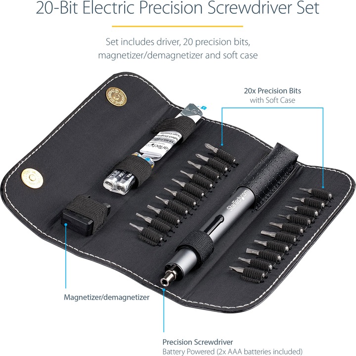 Image du produit StarTech Mini-tournevis électrique (Fonctionnement sur batterie)