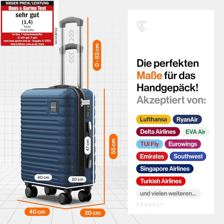 Image du produit Travely Handgepäck-Koffer (36 l)