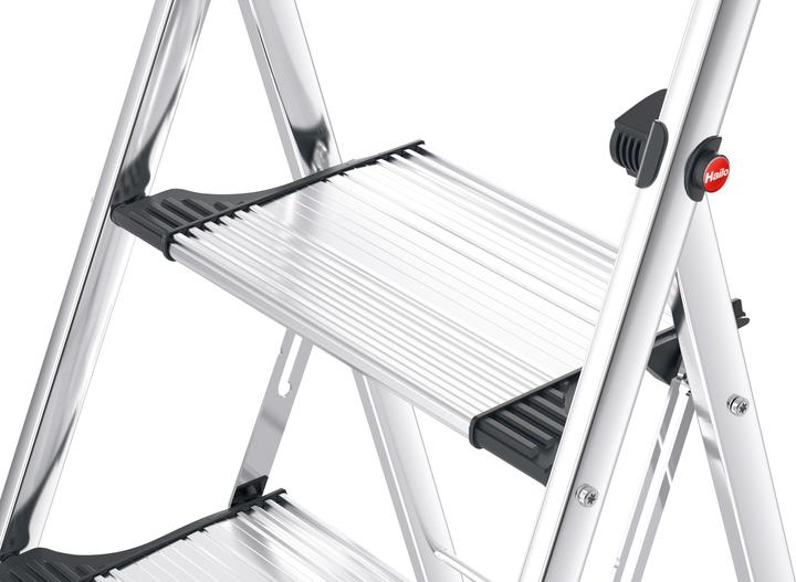 Produktbild Hailo K100 TopLine, Komfort-Trittleiter, 3 Stufen (Stehleiter, 150 cm)