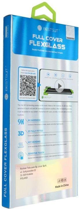 Immagine prodotto Bestsuit Protective glass Flexible Hybrid Glass 5D for Xiaomi Mi 12 Pro black (Hot Bending) (1 Pezzo/i, Xiaomi 12 Pro)
