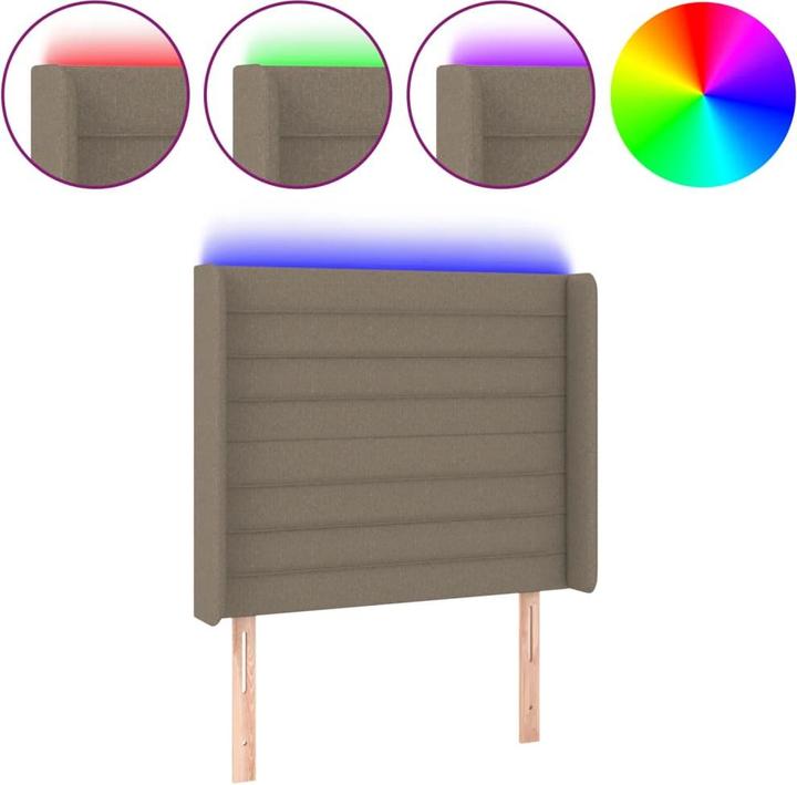 Actual product image vidaXL LED Kopfteil (93 x 16 x 88 cm)