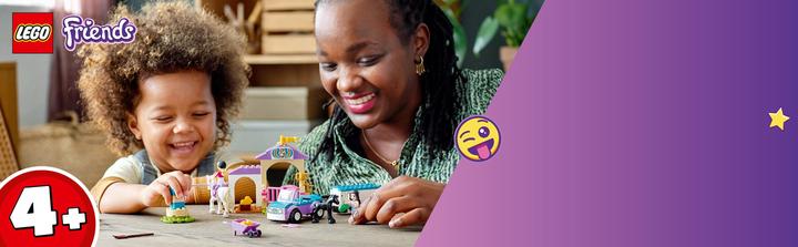 Immagine prodotto LEGO Paddock per l'allenamento e rimorchio per cavalli (41441, LEGO Friends)