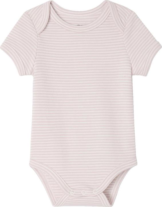 Immagine prodotto Vertbaudet Bio-Kollektion: 5er-Pack Baby Bodys mit kurzen Ärmeln, Hase & Blumen (62)