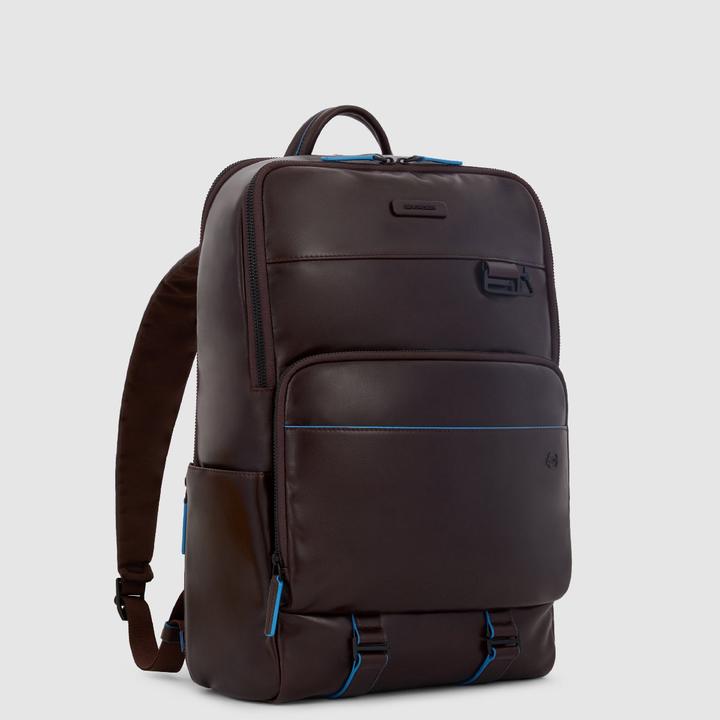 Produktbild Piquadro Black Square - Lederrucksack mit Laptopfach 15.6" und Ipad-Fach (18 l)
