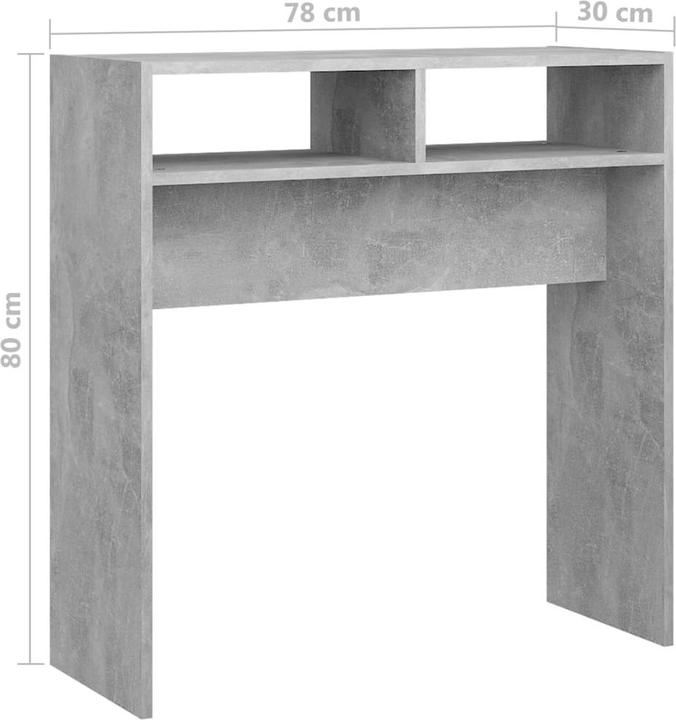 Actual product image vidaXL Konsolentisch (30 x 78 x 80 cm)