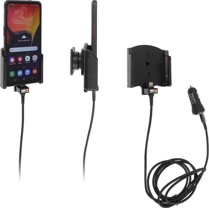 Produktbild Brodit Halter aktiv Samsung Galaxy Xcover Pro mit USB-Kabel