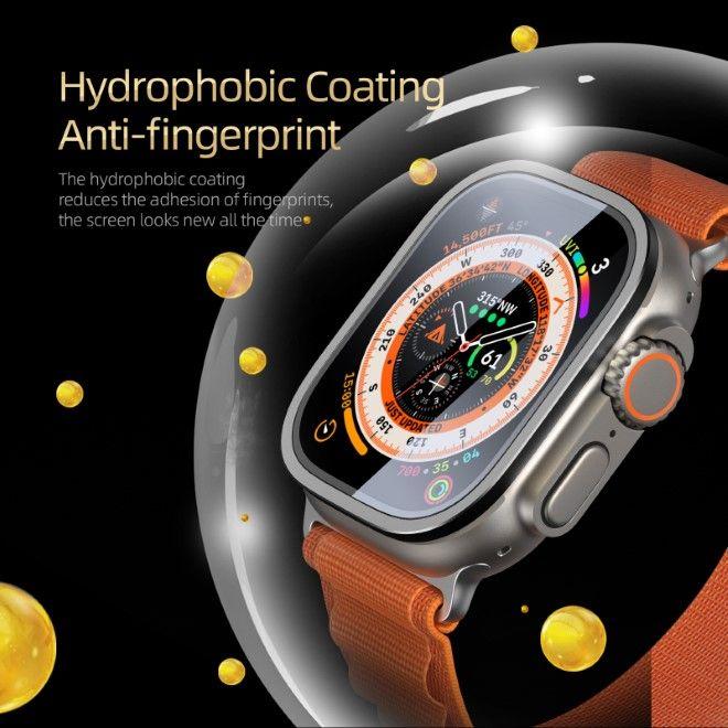 Image du produit Dux Ducis Flas Verre Trempé Avec Cadre En Aluminium Pour Apple Watch Ultra 49mm - Noir